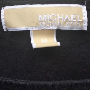 Michael Kors LS top w/zipper shoulders